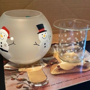 Partylite Snow Days Tealight Holder